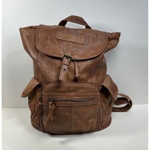 AMERICAN EAGLE Faux Leather Hobo Backpack lined adjustable straps Handbag